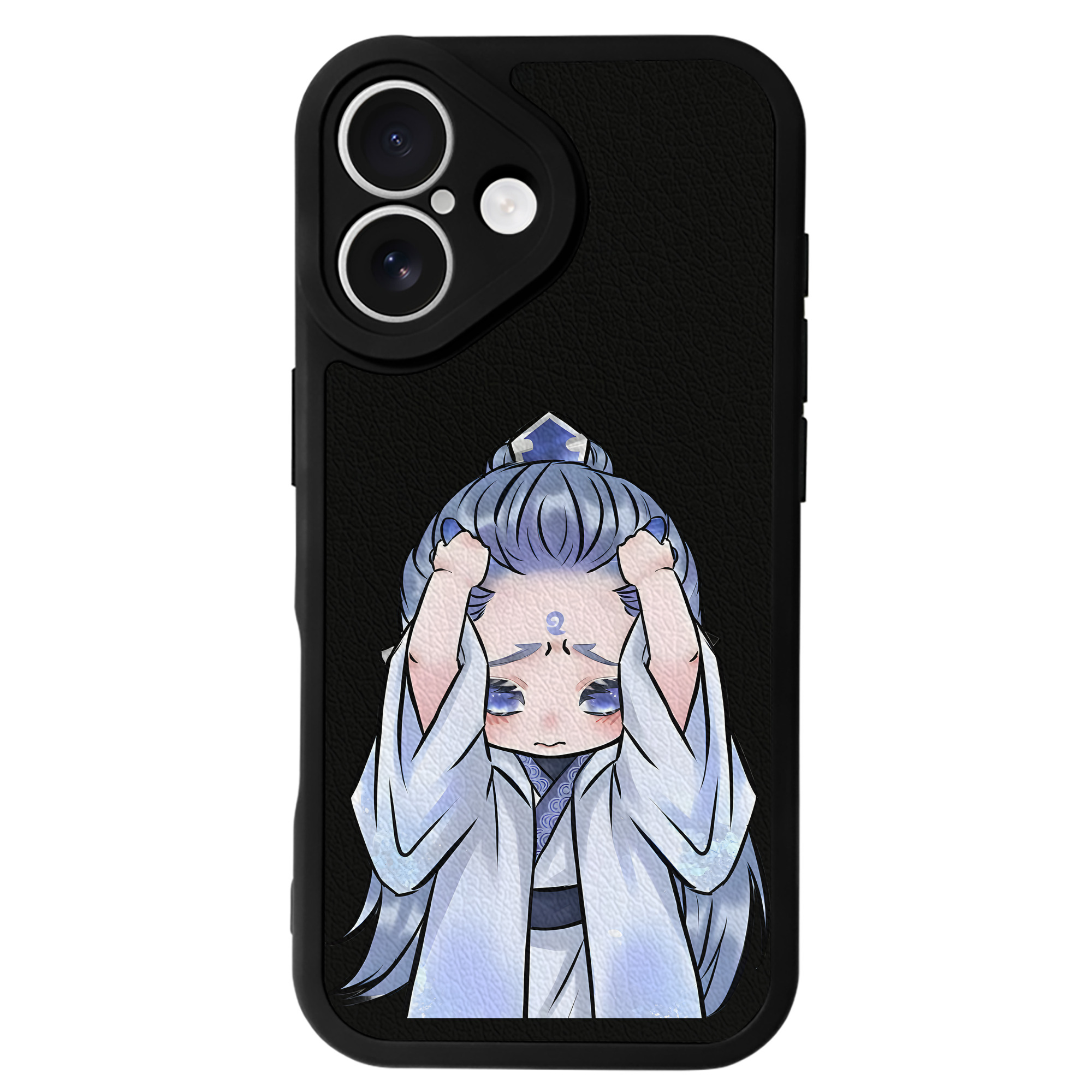 （画像用） Ne Zha 2 ナタ 魔童の大暴れ 【iPhone 16シリーズ対応】シリコンスマホケース（レザー調） 材質：シリコン